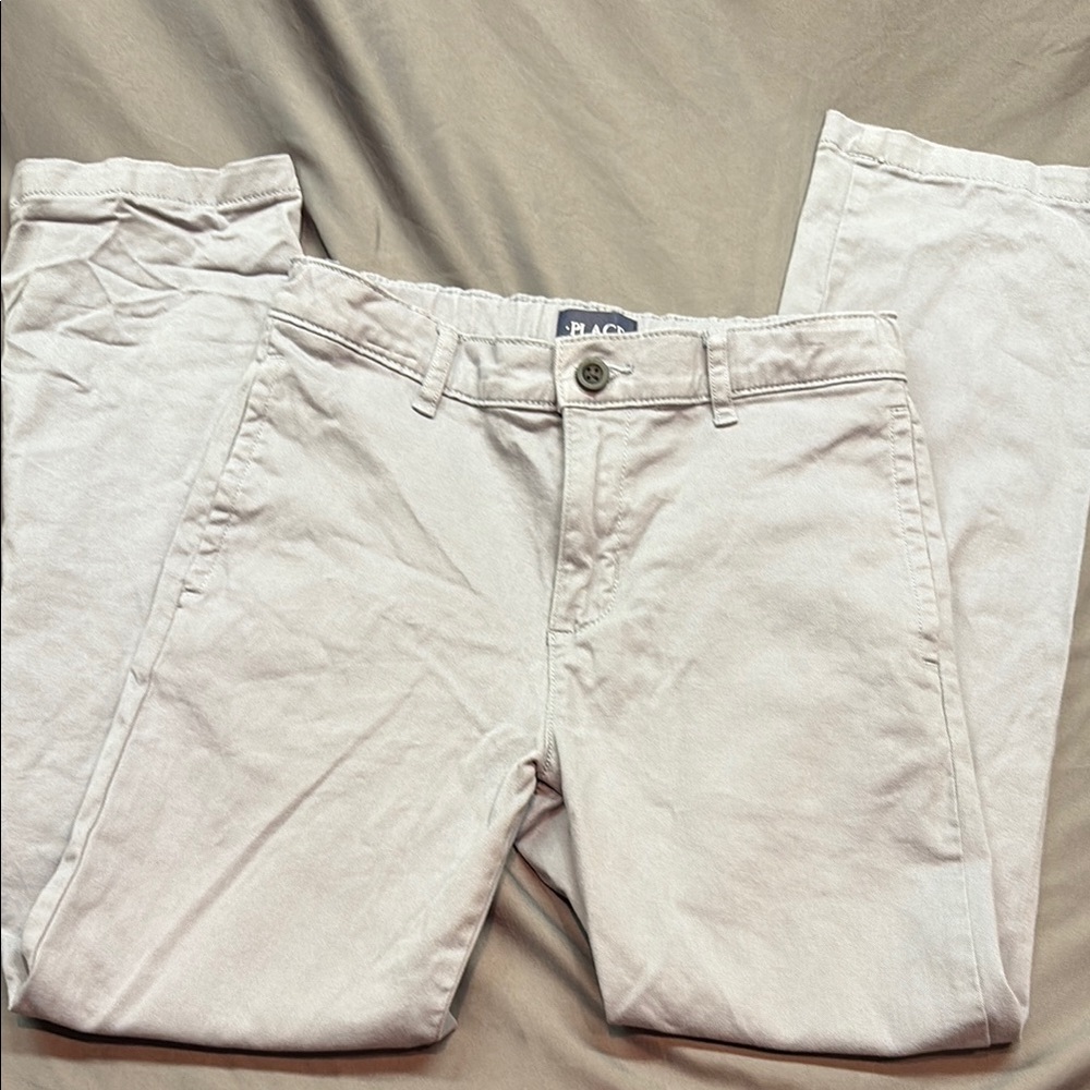 The Children's Place Boys Straight Leg‎ Khaki Chino Pants - Size 10
